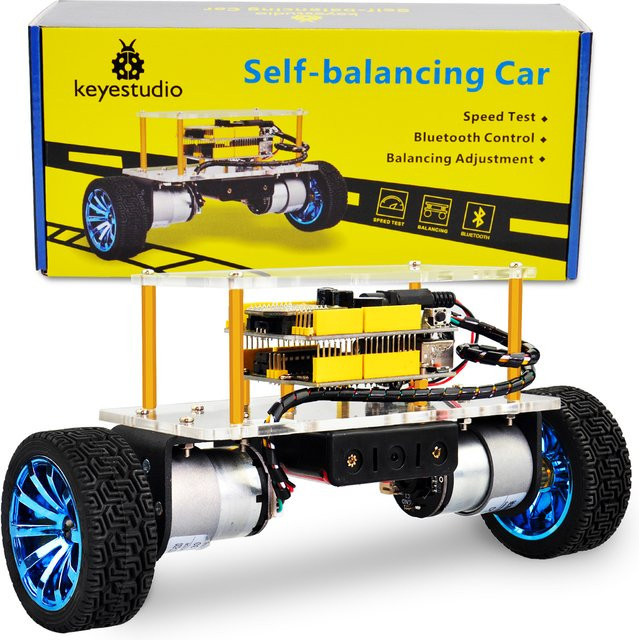 Keyestudio STEM selbstausgleichendes Carkit, Arduino-Roboterauto, DIY-Elektronik-Kit, mit APP-Steuerung - Bild 1
