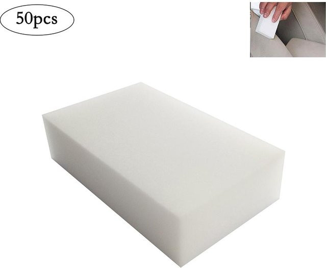CosyHome Multifunktions-Reinigungsschwämme für Küche und Badezimmer, 50 Stück, weiß - Bild 1