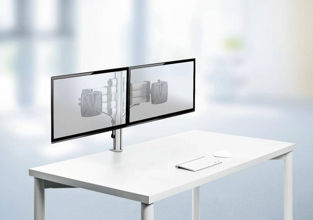 Novus Flat Panel Wandhalterung Aluminium Anthrazit Silber 75 x 75 mm - Bild 1