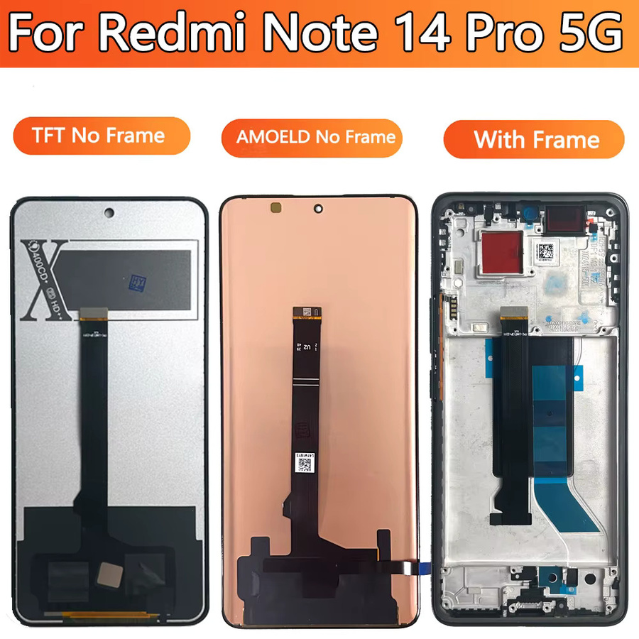 Xiaomi Redmi Note 14 Pro 5G AMOLED Display Ersatz mit Touchscreen - Bild 3