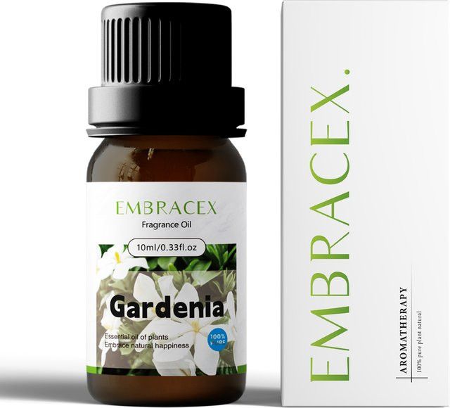 EMBRACEX Gardenia Ätherisches Öl mit blumigem Duft für die Haut- und Haarpflege, 10 ml - Bild 1