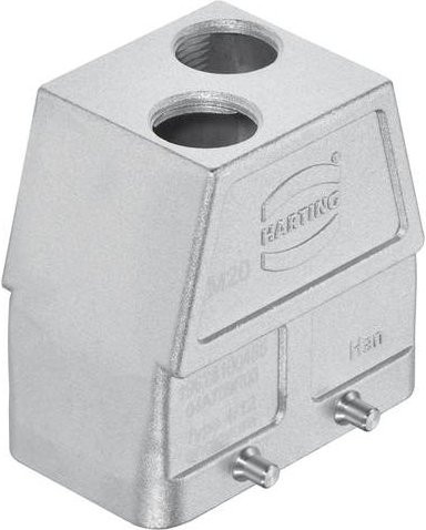 HARTING Tüllengehäuse 19 62 810 0465 in Silber aus Aluminium - Bild 1