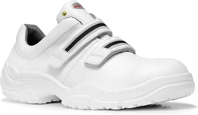 Elten Sicherheitshalbschuh White Strap Low ESD S3 in Weiß, Größe 45 - Bild 1