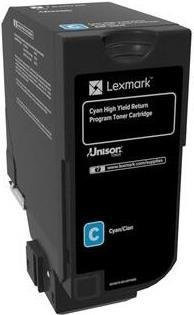 Lexmark Original Tonerpatrone Cyan für Lexmark CX725de, CX725dhe und CX725dthe (84C2HC0) - Bild 1