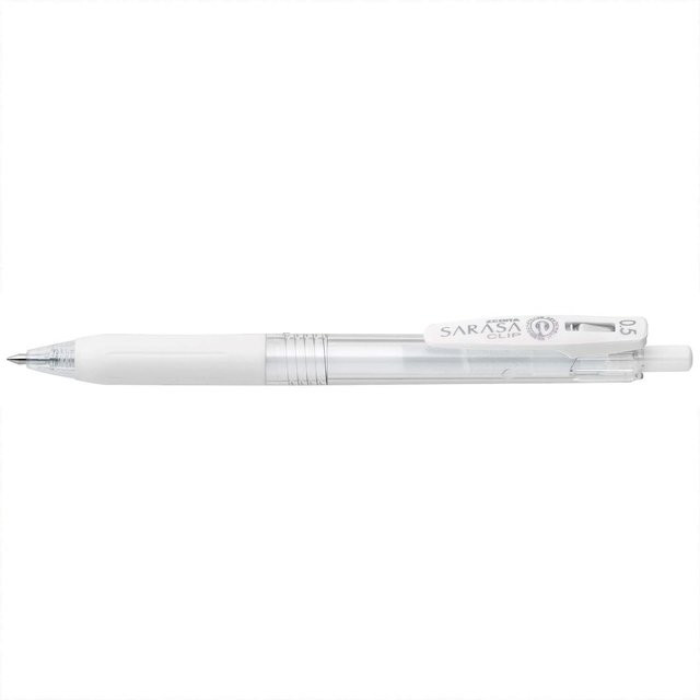 ZEBRA Sarasa Gel-Stift mit Clip 0,5 mm in Milk Weiß - Bild 1