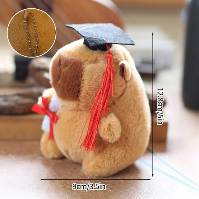 Capybara Schlüsselanhänger Plüsch, Unisex - Bild 1
