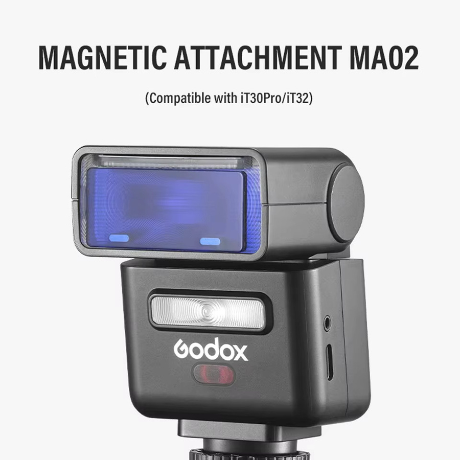 Godox Filter-Diffusor-Set MA01/MA02 mit magnetischer Befestigung für Blitze, kompatibel mit IM20, IM22, IT20, IT22 und IT32 - Bild 2