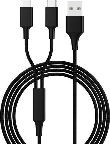 Smrter USB-Ladekabel USB-A auf USB-C, Schwarz, Länge: 1,20 m - Bild 1