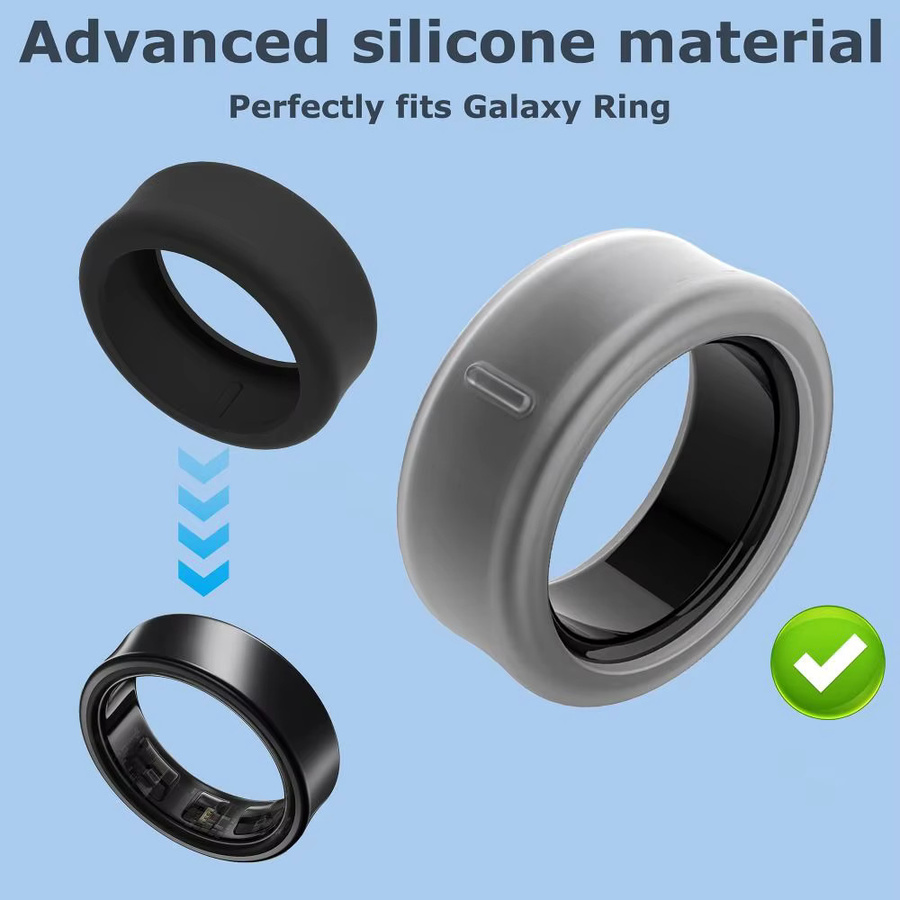 Samsung Smart Ring Schutzhülle, Silikon, transparent, Unisex - Bild 4