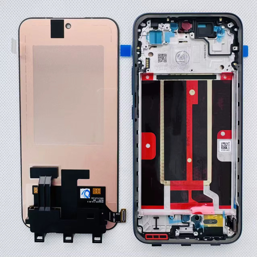 Oppo A6 Pro LCD Display mit Amoled Touch Digitizer in Schwarz für 4G CPH2799 und 5G Modelle - Bild 2