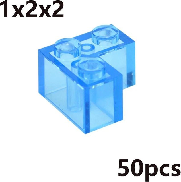 Bai Fen Bai MOC Transparent Dicke Bausteine, pädagogisches Kreatives Spielzeug, ab 3 Jahre - Bild 1