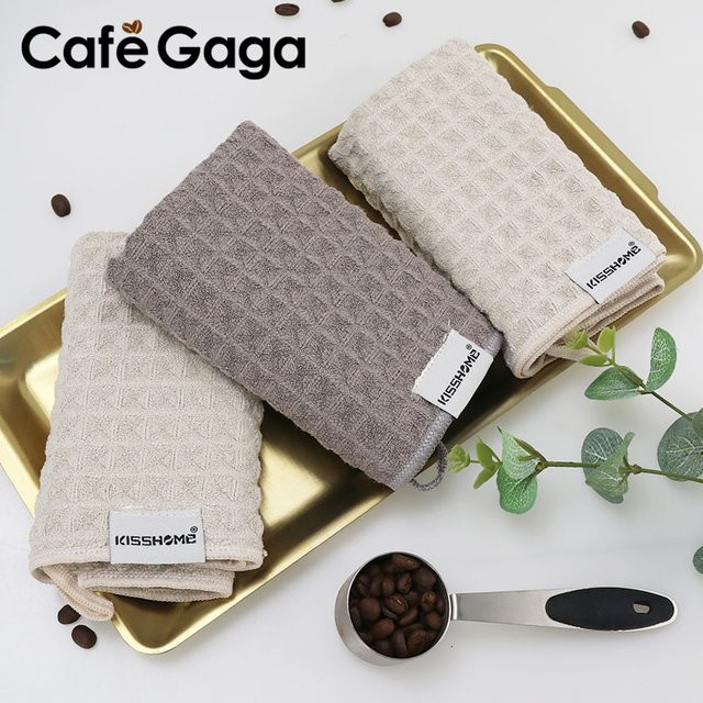 CafeGaGa Barista-Reinigungstücher für Kaffeemaschinen und Dampfstäbe, beige - Bild 1