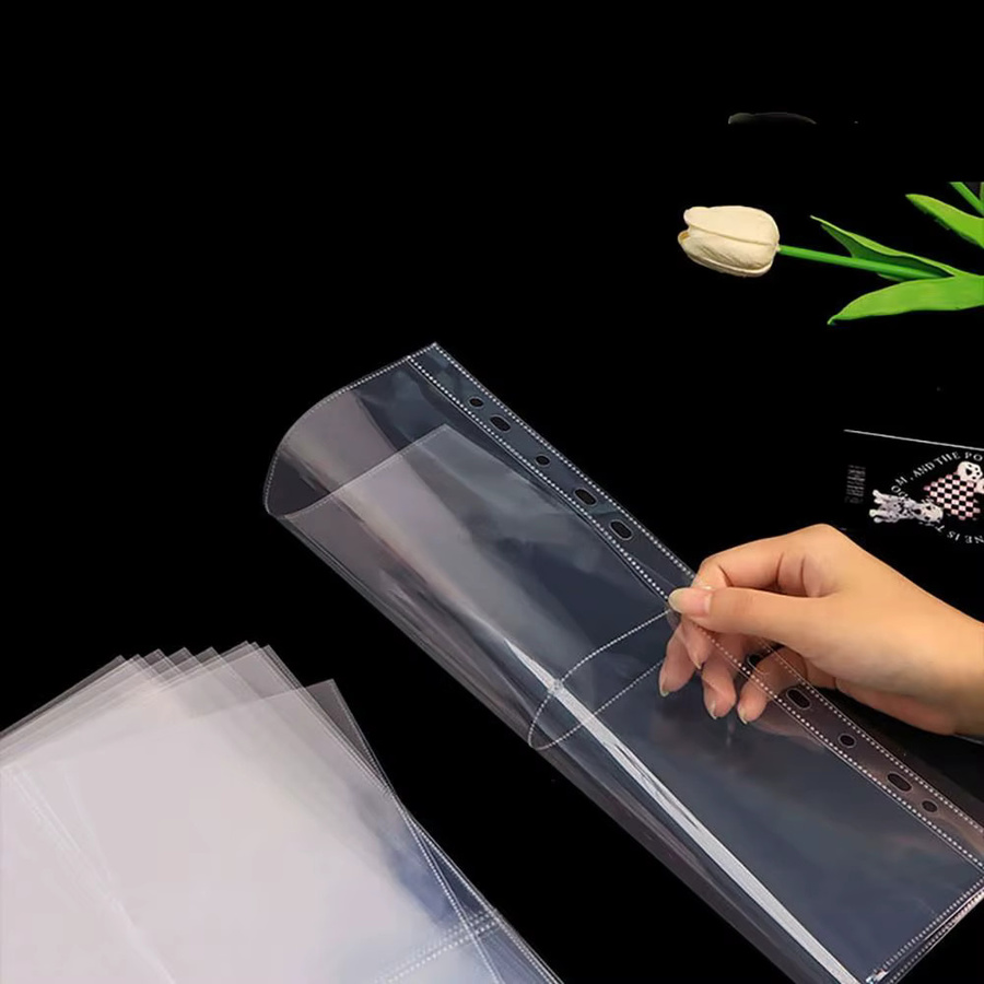 Transparentes A4 Fotokartenalbum aus PP mit Nachfüllseiten für Kpop Fotokarten und DIY Fotoalbum-Halter - Bild 3