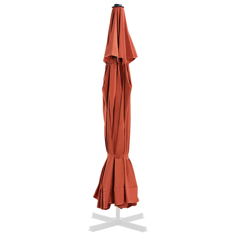 VD Home Furnishing Ersatzbespannung für Sonnenschirm aus Polyester in Terrakotta-Rot, Durchmesser: 500 cm - Bild 2