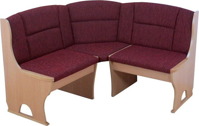 Eckbank Madrid von Möbel Direkt Online in Buche, Braun, B/T/H: 125 x 125 x 125 cm - Bild 1