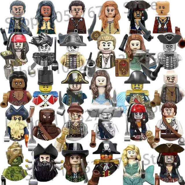 Beast Kingdom Piraten Kapitän Jack Sparrow Davy Jones Zubehör, Kunststoff - Bild 1