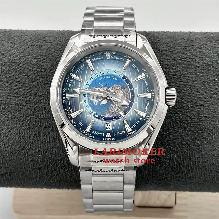 BLIGER Taucheruhr, Automatik, Edelstahl, 40 mm, Blau-Schwarz, Herren - Bild 2