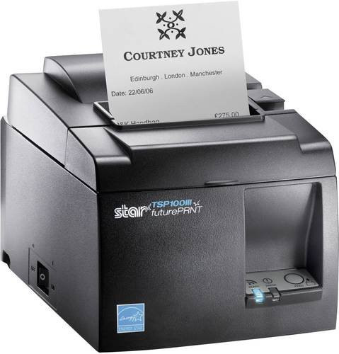 Star TSP 143IIIU futurePRNT Thermodirekt-Belegdrucker Schwarz mit USB-Anschluss und automatischem Schneidefunktion - Bild 2