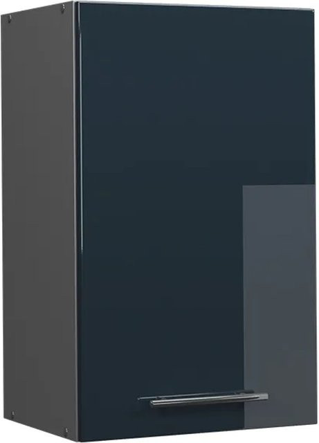 Vicco Hängeschrank Fame-Line Küchenschrank in Anthrazit und Dunkelblau Hochglanz mit Soft-Close-Scharnieren - Bild 2