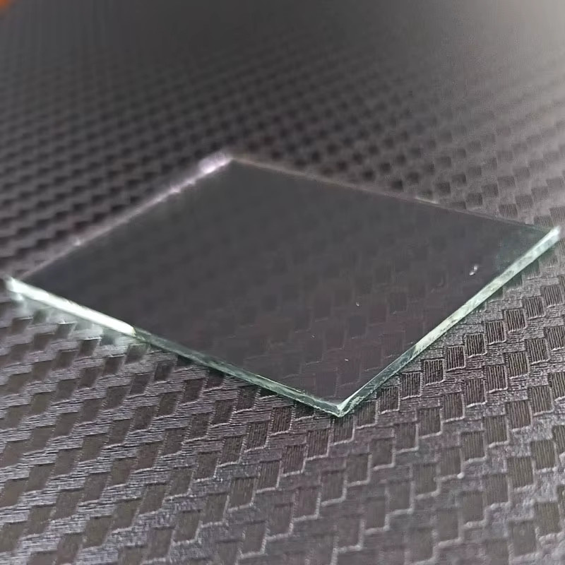 SRATE Transflektive Glas-Teleobjektiv-Strahlteilerplatte als Prisma und Teleprompter-Transmissionslinse, transparent, B: 57 cm, H: 42 cm, T: 0,11 cm - Bild 6
