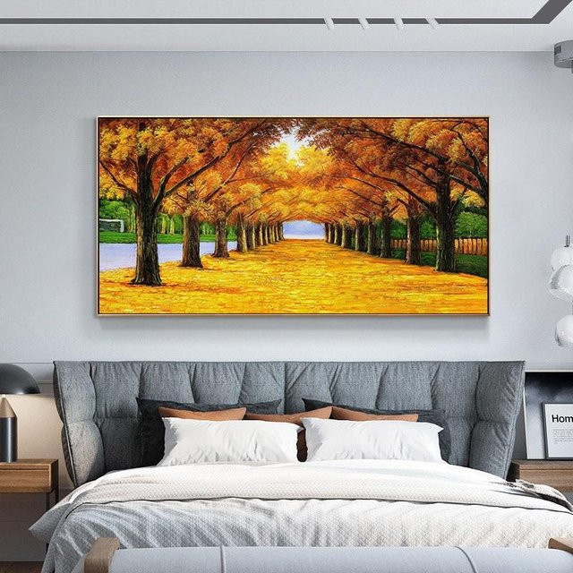 Baum des Lebens Gustav Klimt Wandgemälde als Leinwand Poster von Lisa Gallery in Grün/Weiß/Gelb, Breite: 20 cm, Höhe: 40 cm - Bild 1