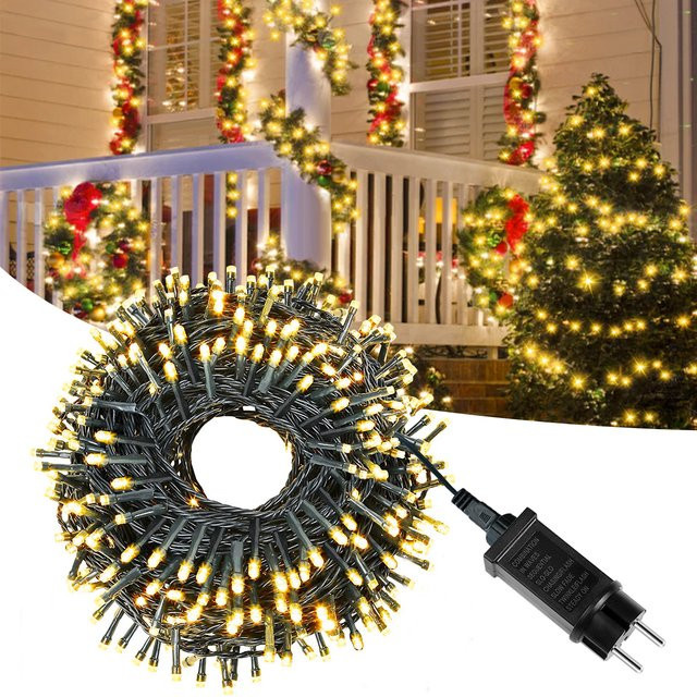 Rybakov RGB LED Fee Lichterkette Multicolor für Weihnachtsbaum und Gartenbeleuchtung - Bild 1