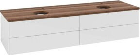 V&B Waschtischunterschrank Antao mit Beleuchtung, Farbe: Weiß, B/T: 160 x 50 cm - Bild 1