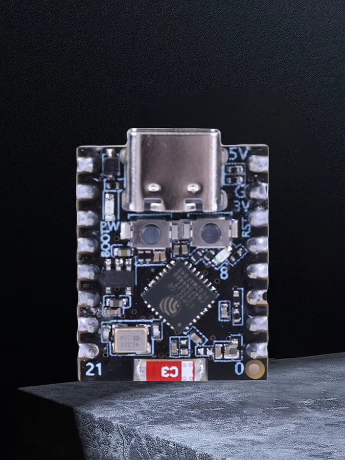 ATUOTIN ESP32 C3 SuperMini Entwicklungsboard mit WLAN und Bluetooth in Schwarz für Arduino und IoT-Projekte - Bild 4