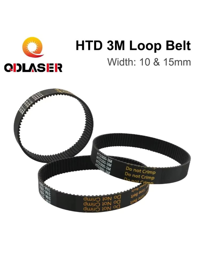 QDLASER HTD 3M Geschlossener Zahnriemen aus Gummi in Schwarz für CO2-Laser-Gravur- und Schneidemaschinen - Bild 4