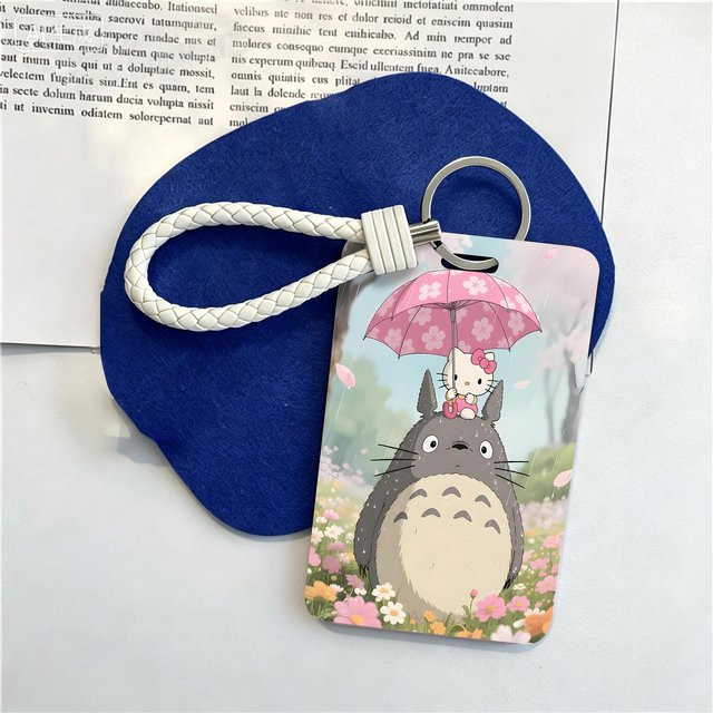Binchi Outdoor Equipment Schlüsselanhänger Totoro Acrylkarte, blau, Damen - Bild 1