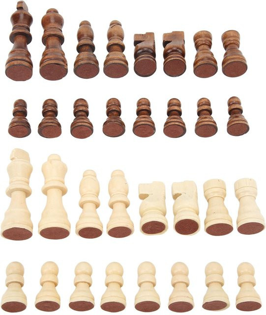 KaiSai Internationale Schachfiguren, Holzschachfiguren, 32-teiliges Set - Bild 1