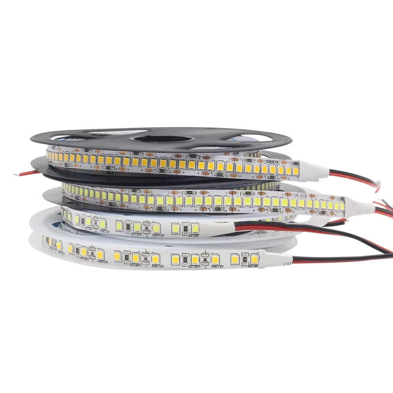 MJJC LED-Streifen 12V mit SMD 2835 Technologie, 5m Länge, CCT Farbtemperatur in Eisblau, Warmweiß und Kaltweiß, flexibles LED-Band für Home Decor - Bild 4