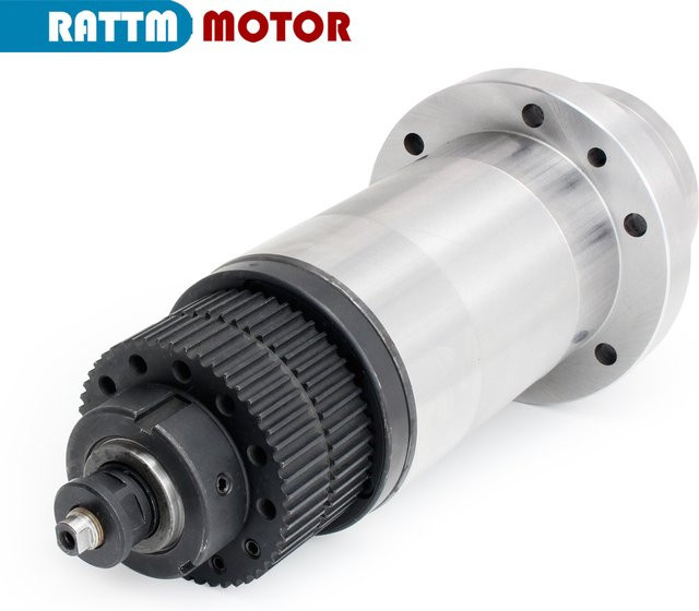 RATTMMOTOR BT30 CNC-ATC-Spindel in Silber mit fünf Lagern, 6000 U/min und großem Drehmoment für automatischen Werkzeugwechsel - Bild 1