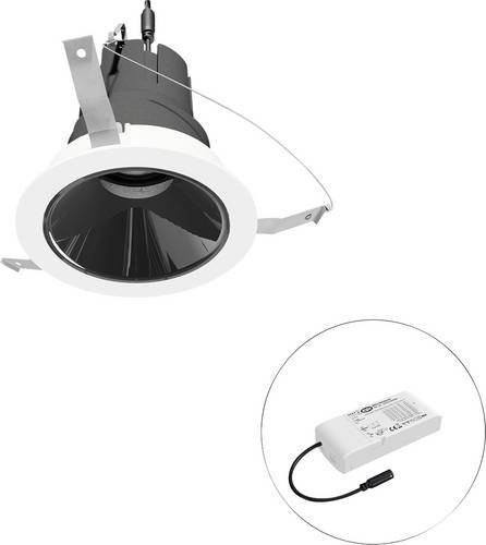 EVN LED-Deckenstrahler F02R09SM0640L24D in Weiß, rund und verstellbar - Bild 1
