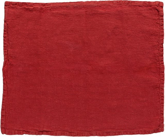 Costa Nova Tischset Maria aus Leinen in Rot, 10er Pack, B: 37 cm, L: 47 cm - Bild 1