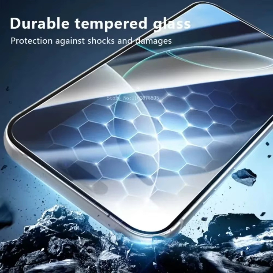 6-teiliges Schutzset für iPhone mit 3 transparenten Panzerglas-Displays und 3 Objektivschutzfolien - Bild 2