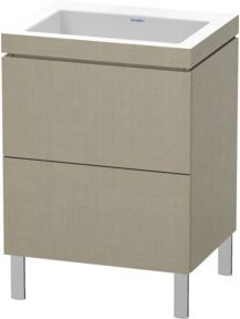 Duravit Waschtischunterschrank L-Cube c-bonded mit 2 Auszügen, B/T: 60 x 48 cm - Bild 1