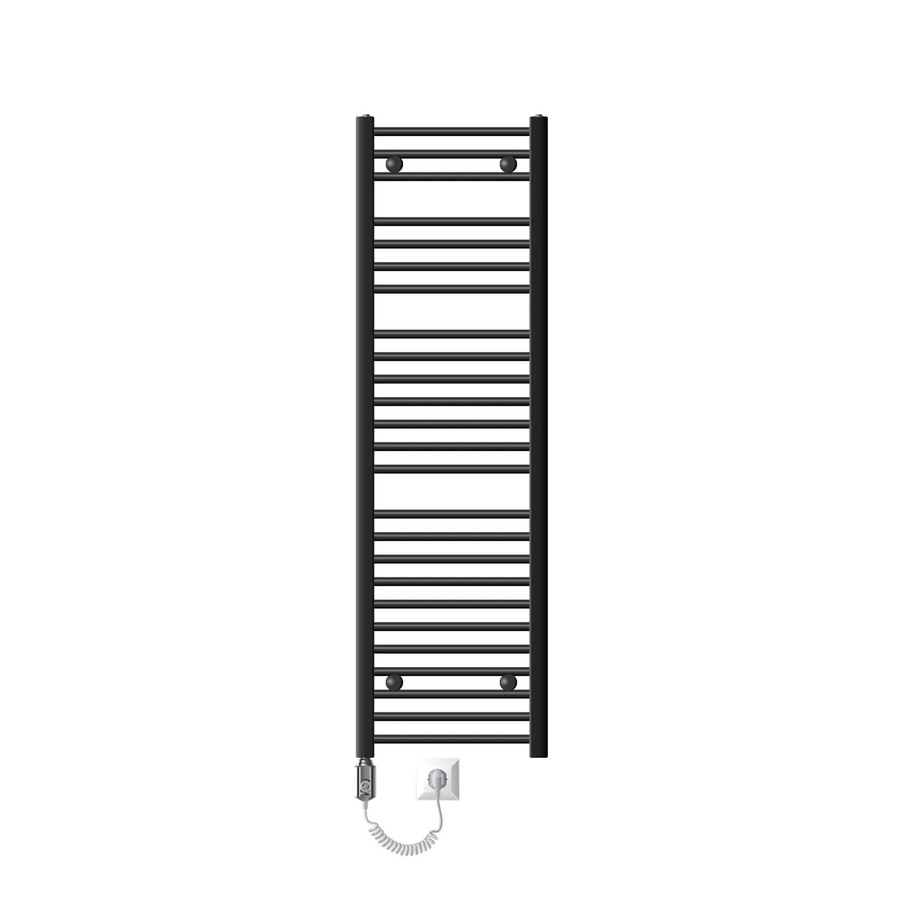 Elektrischer Badheizkörper LuxeBath Sahara mit Heizstab 1200W, Anthrazit, B: 40 cm, H: 150 cm - Bild 3