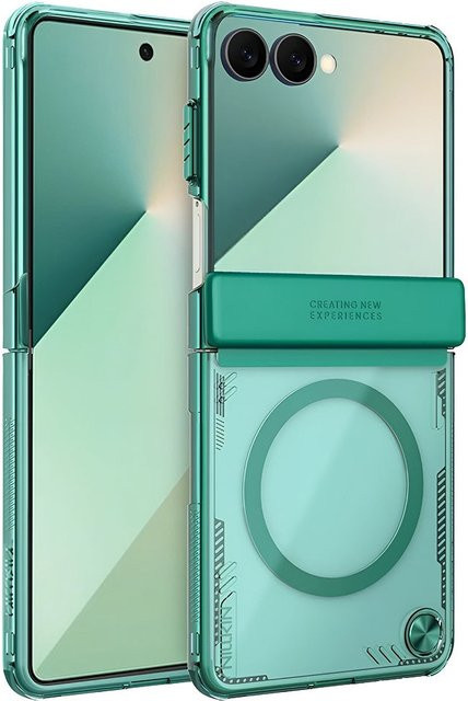 Nillkin Iceblade MagSafe-Hülle für Samsung Galaxy Z Flip7 F766 in Grün/Transparent - Bild 1
