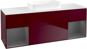 V&B Waschtischunterschrank Finion in Lackoptik, B/T/H: 160 x 60,3 x 50,1 cm - Bild 1