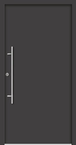 Splendoor Sicherheitshaustür PATRAS Prime RC2 aus Aluminium in Anthrazit Grau, Höhe: 210 cm, Breite: 100 cm, Tiefe: 58 cm - Bild 1