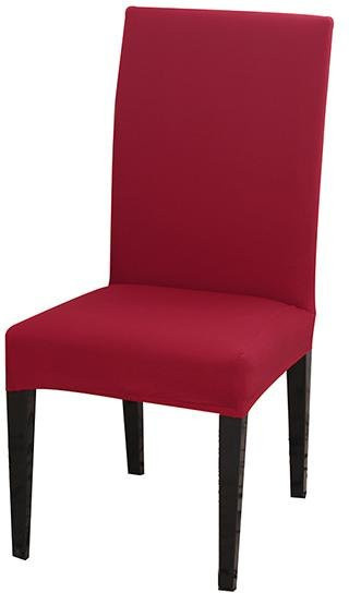 Elastische Stuhlbezüge von airldianer aus Spandex-Stretch in Rot für Esszimmer und Bankette - Bild 1