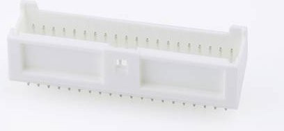 Molex Einbau-Stiftleiste Standard, 40 Polzahl, Rastermaß: 2mm, Farbe: Weiß - Bild 1