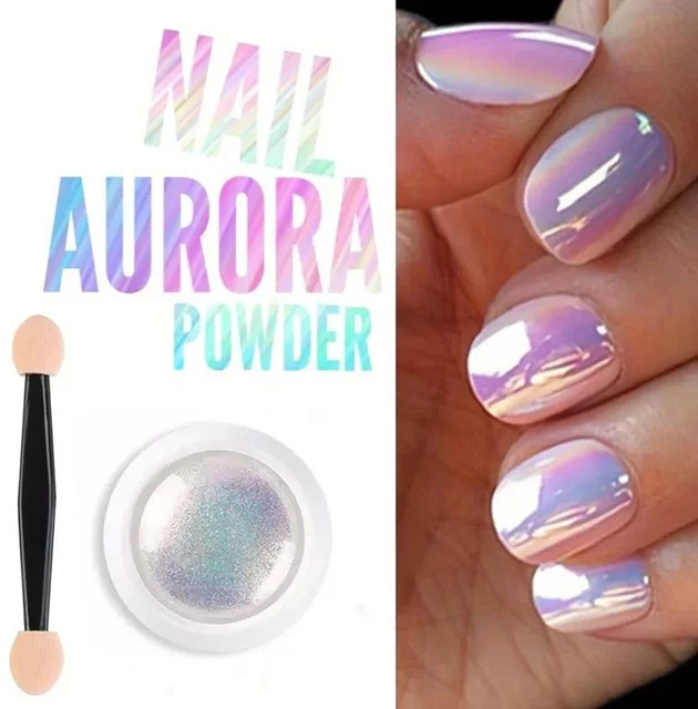 MAFANAILS Nagelpulver Perle Effekt Aurora Chrom, Unisex - Bild 1