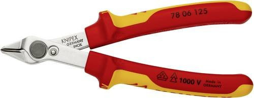 Knipex Electronic Super Knips VDE Präzisionszange, rot, 125 mm - Bild 1