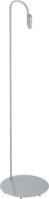 Flos Caule Outdoor Bodenleuchte in Silber aus Edelstahl und Aluminium mit dimmbarer LED und IP66 Schutzklasse - Bild 1