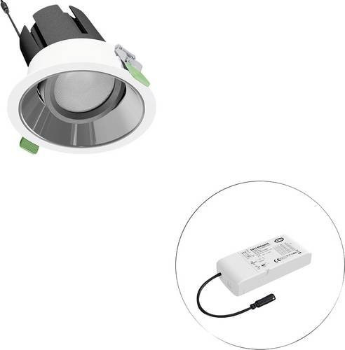 EVN LED-Deckenstrahler F04R11SM2530L15D in Weiß, rund und verstellbar - Bild 1