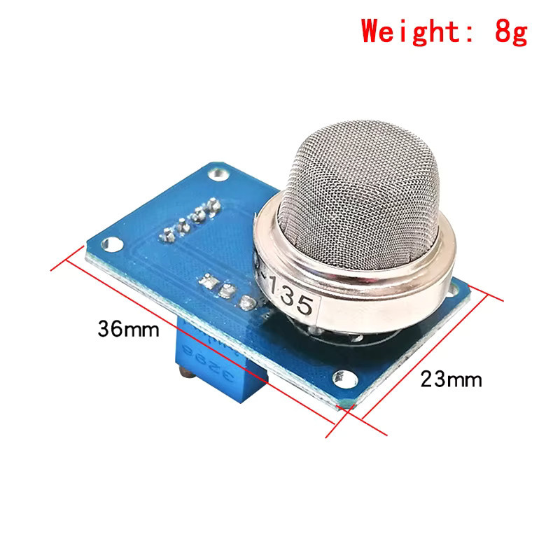 MQ-135 Luftqualitätssensor Modul zur Detektion gefährlicher Gase für Arduino in Blau von Si Tai&SH - Bild 2