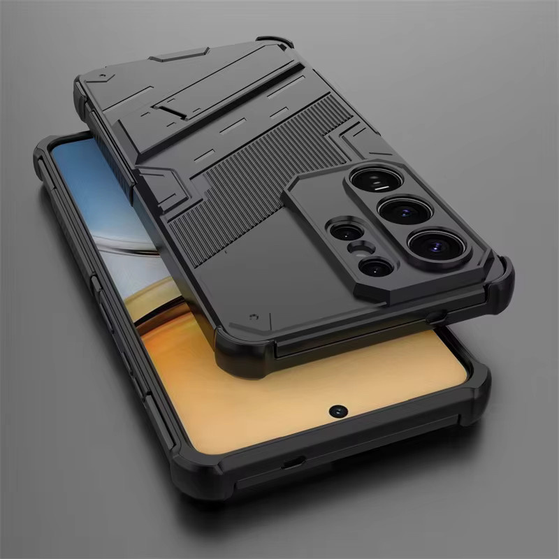 Stoßfeste Panzerhülle für Samsung Galaxy S26 Ultra 5G, S26 Plus und S26 5G in Schwarz oder Weiß - Bild 3