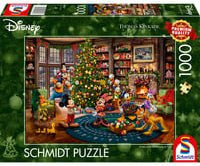 Schmidt Spiele Disney Mickey & Minnie Trimming The Tree Puzzle von Thomas Kinkade Studios - Bild 1